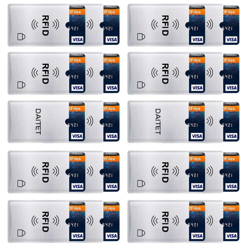 DAITET Security Card Shield -20 Credit Card RFID Protection, Anti-Theft & Security Sleeves - Image 1