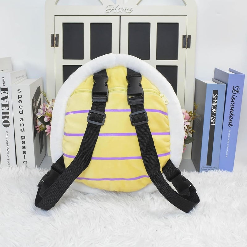 كلاراكو حقيبة ظهر كلاركو بتصميم صدفة السلحفاة الخضراء - حقيبة وجبات خفيفة محشوة بالحلوى، لعبة تنكرية كرتونية، هدية زخرفية للأطفال في الهالوين - Image 3