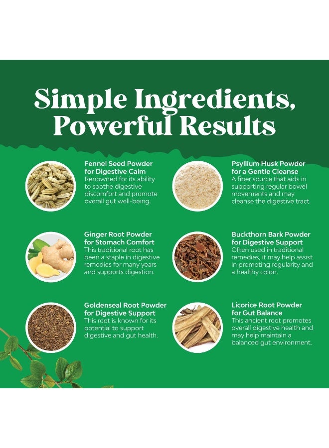 نايتشرز كرافت منظف ​​القولون والتخلص من السموم - مكمل بروبيوتيك لاكتوباسيلوس أسيدوفيلوس 60 كبسولة - Image 4