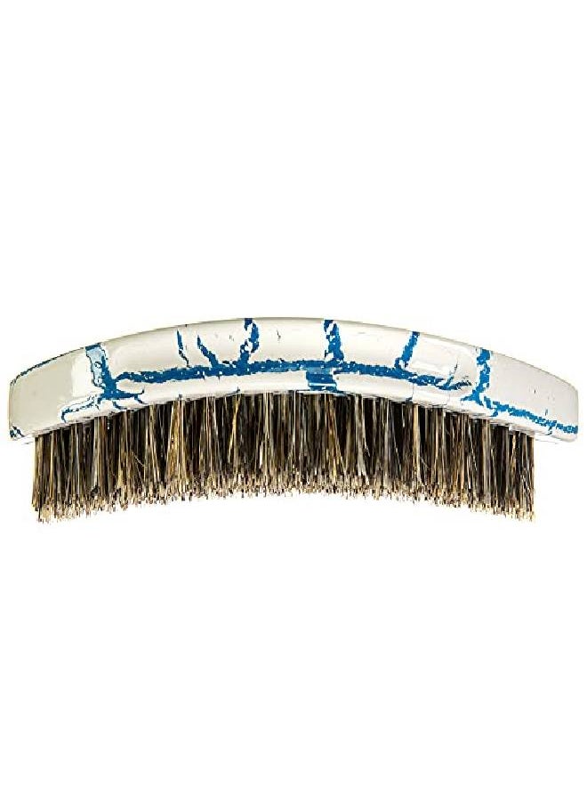 TORINO PRO WAVE BRUSHES BY BRUSH KING - Torino Pro Curve Wave Brush 151 Medium 100% Boar Bristle Curved 360 Wave Palm Brush Great For Laying Down 360 Waves And Use Before Using Wave Cap Or Durag Luxury Wave Brush For Men 360 - Image 1