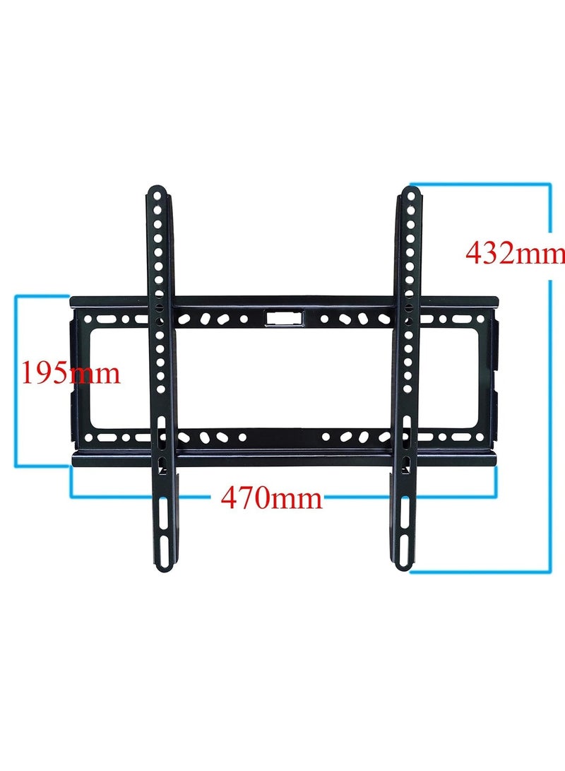 ELTRAZONE TV Stand/Television Stands for 26-63 Inch TV. Wall Mount TV Stand with Rugged Double Arm Bracket, Standard Load-bearing 26"-63", Maximum size 63 inch, Holds Up to 40kg (26-63 inch, BLACK) - Image 3