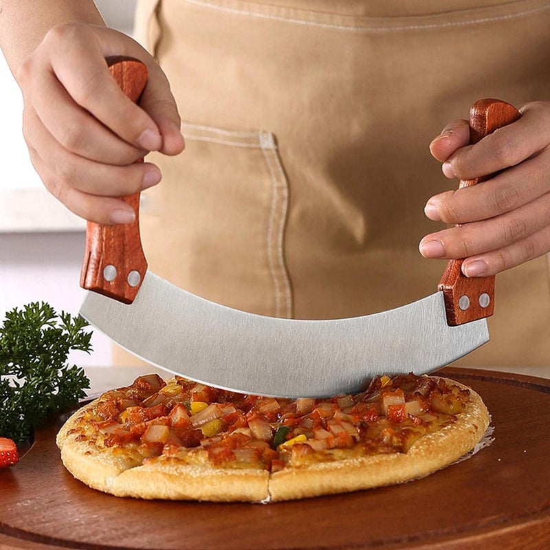 Baskety مفرمة ميزالونا من الفولاذ المقاوم للصدأ مع مقبض خشبي عبوة من 1 - Image 5