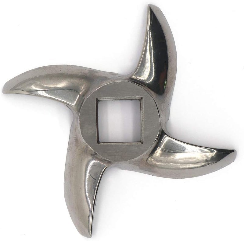 VTurboWay شفرة مطحنة اللحم #12 بديل من الفولاذ المقاوم للصدأ لآلات الطحن، يرجى التحقق من الحجم، استرداد غير مشروط إذا كان هناك أي مشكلة - Image 1