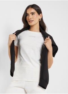 GUESS Logo Crew Neck T-Shirt  - Image 1
