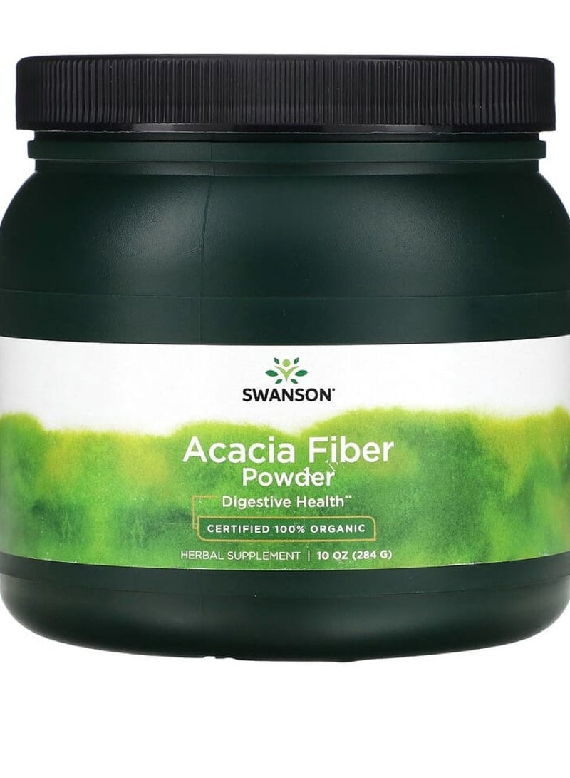 سوانسون‏, مسحوق ألياف السنط ، 10 أونصة (284 جم)