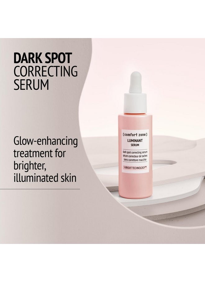Comfort Zone E] Luminant Face Serum Glowenhancing Dark Spot Correcting Serum To Brighten Skin Vegan With Naturalorigin Ingredients 3Bright Technology For All Skin Types & Tones 1.01 Oz.  - Image 2