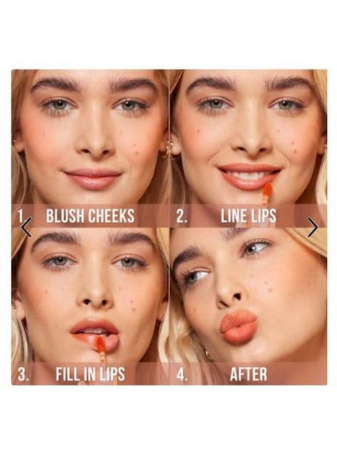 Huda Huda Beauty HUDA BEAUTY Lip Blush Cream Lip & Cheek Stain Coral Kiss - Image 3