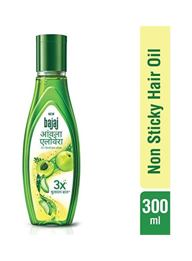 Bajaj Amla Aloe Vera Oil Green 300ml - Image 2