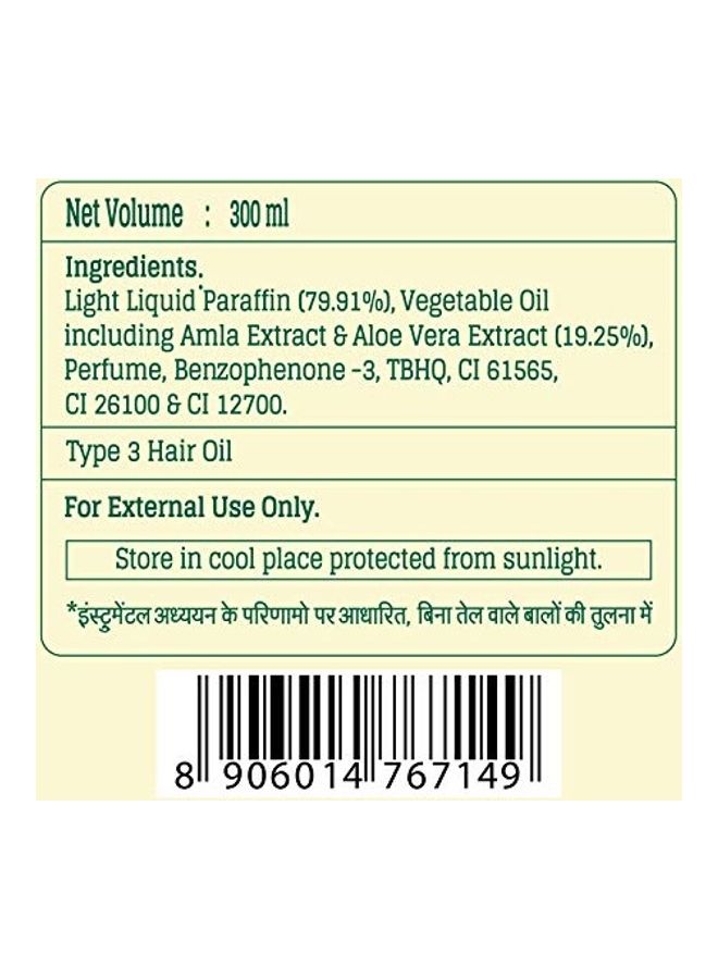Bajaj Amla Aloe Vera Oil Green 300ml - Image 4