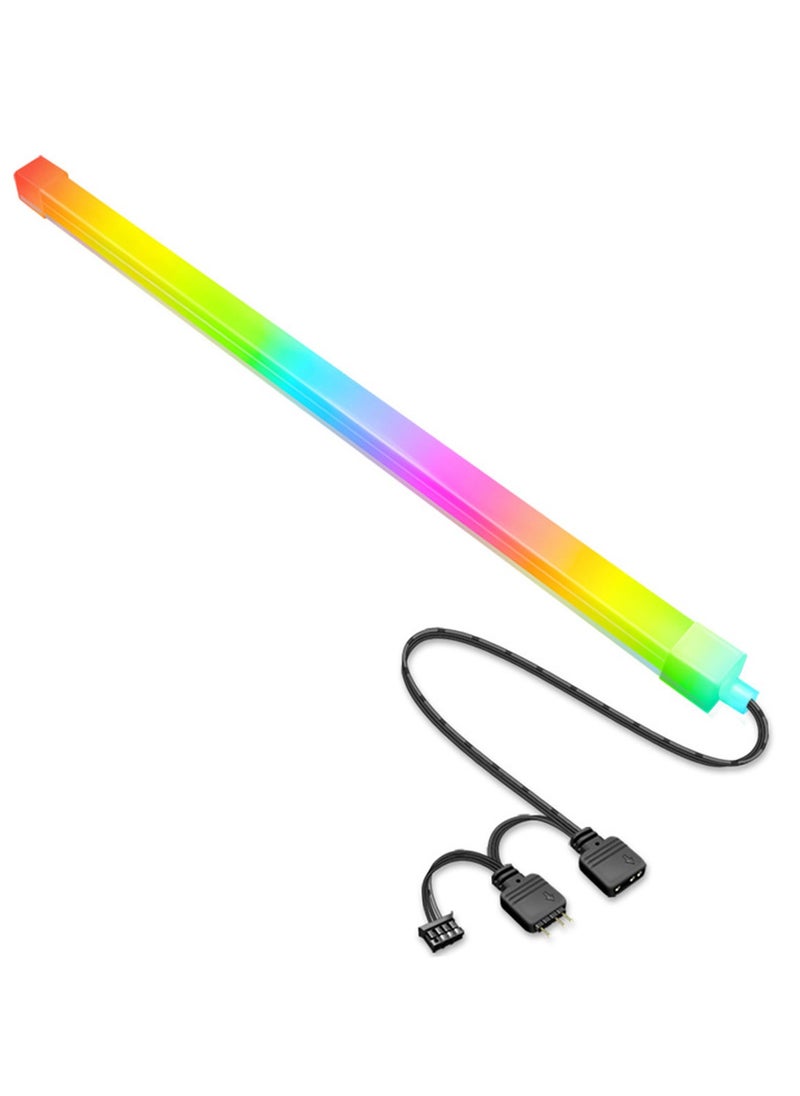Sharpdo - Square RGB Gaming Atmosphere Light For PC Case Gaming Box DIY Fancy LED RGB Strip Lights For Computer Case Bluetooth Control Music Sync - Image 1