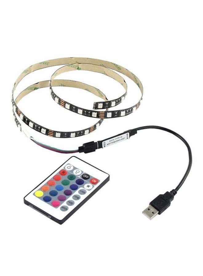 LED Light Strip With Remote Control Multicolour 10 x 2cm - Image 1