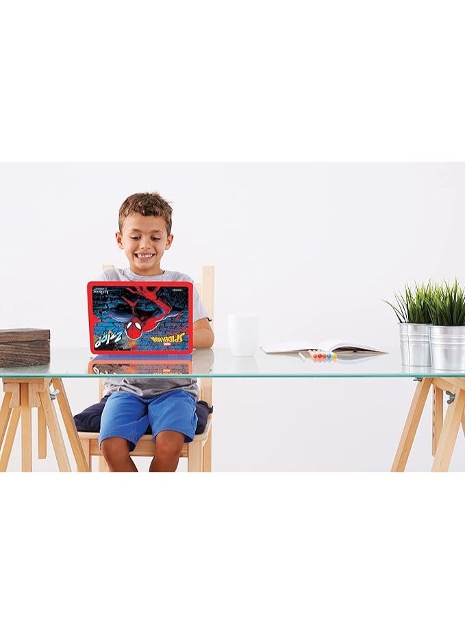 Lexibook Spiderman – Educational and Bilingual Spanish/English Laptop Toy for Children with 124 Activities for Learning, Games and Music – Blue/Red, JC598SPi2 - Image 5