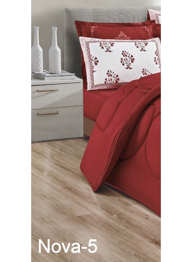 مون مفرش سرير نفرين بتصميم النقش ليضيف لغرفتك الجمال والاناقة من الميكروفايبر مقاس 230*250 سم - Image 2