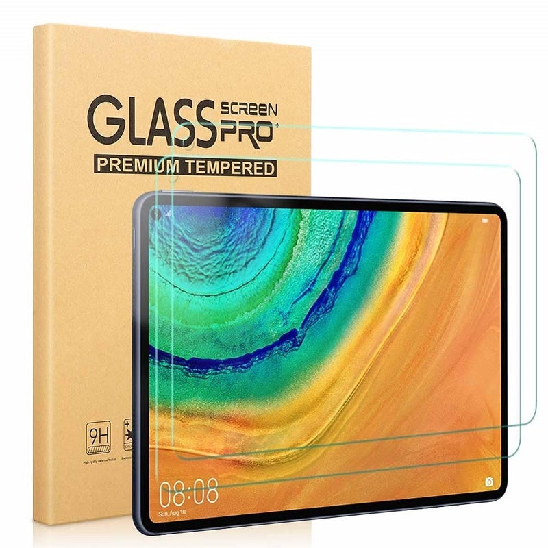 WTECH Screen Protector for Huawei MatePad Pro 10.8, Clear Tempered-Glass Flim Screen Protector for Huawei MatePad Pro 10.8 inch Tablet, 2 Pack - Image 1