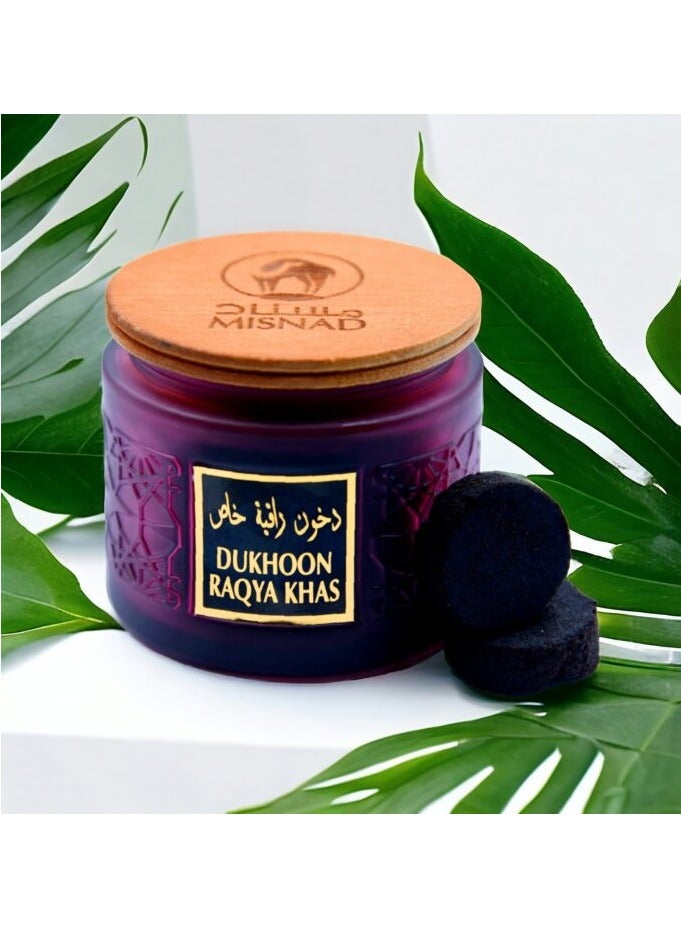 دخون راقية خاز فاخرة بخور عربي طويل الأمد 150 جرام.