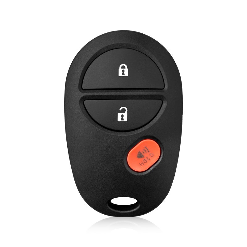Keylessbest Replacement for 2014 2015 2016 2017 Toyota Sequoia Solara Avalon Highlander Sienna Tacoma Key Fob Remote Control GQ43VT20T 3 Buttons 315MHz
