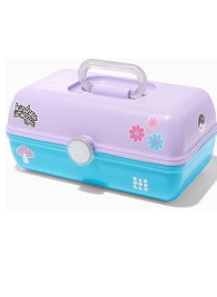 claire's Claire's Exclusive - Caboodles Makeup Case, Travel Cosmetic Organizer for Girls with Mirror, Hard Case Storage Box: 13 x 7.4 x 6 Inches  - Image 1