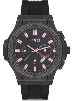 2195 Men's Wristwatch with Calendar and Silicone Strap