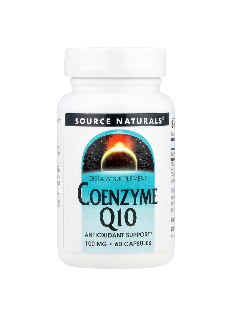 Source Naturals Coenzyme Q10, 100 mg, 60 Capsules