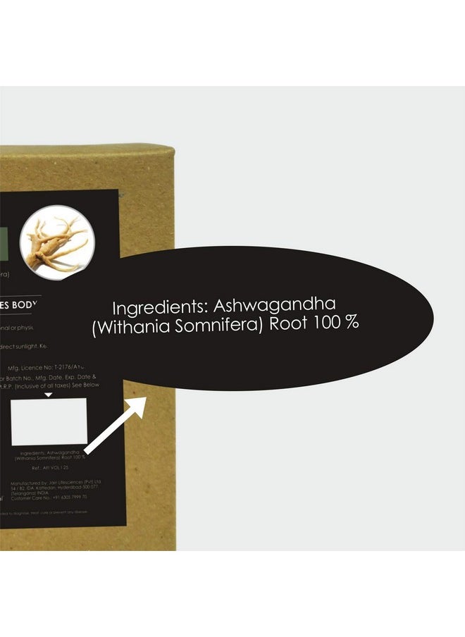 Herb Essential - Herb Essential Organic Ashwagandha Powder, 227g | Stress Relief, 100% Pure,No Preservatives - Image 1