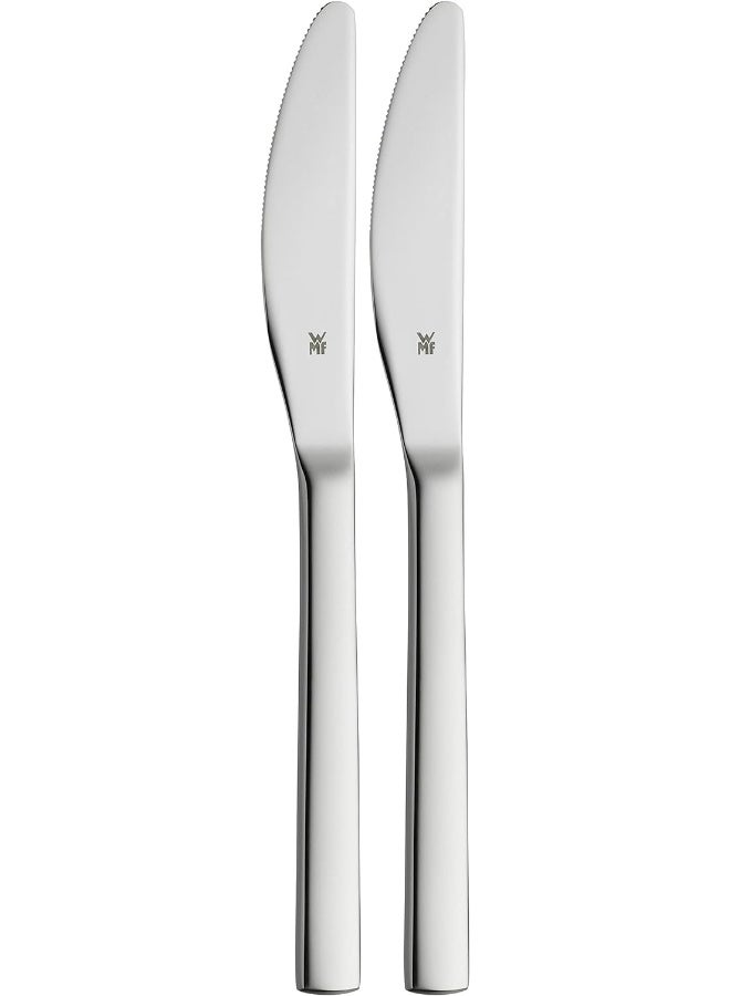 WMF 1291676042 Fruit KnifeSet 2Piece Nuova Cromargan Stainless Steel 18/10 Polished Silver 19.7 x 3.8 x 2 cm - Image 1