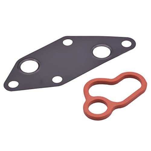 HAOTOM Engine Oil Cooler Gasket Set with Oring Seal Compatible for Nissan Altima Sentra Rouge XTrail 4Cyl 25L 20072018 21300JA06A 21304JA00A