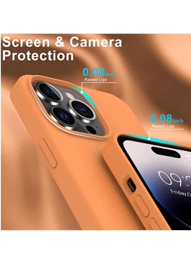 ELTRAZONE iPhone 14 Pro Max Case with Screen Protector,Soft Flexible Silicone Gel Rubber Bumper Cover,Slim Fit Shockproof Protective Phone Case for iPhone 14 Pro Max 6.7 - Image 3