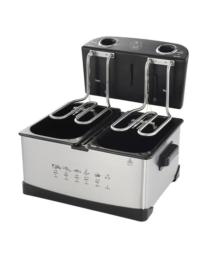 alsiaf 5L 2400W Deep Fryer E04201 Silver - Image 2