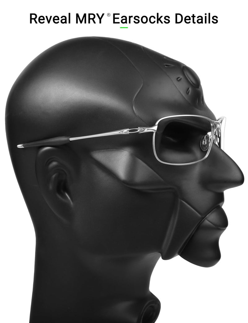 Mryok Replacement Earsocks for Oakley Crosshair 2.0 OO4044 Sunglass - Black - Image 5