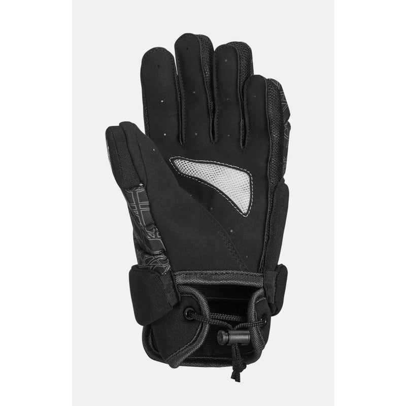 STX Stallion 75 Lacrosse Gloves, Pair, Black/Gray, Medium - Image 2