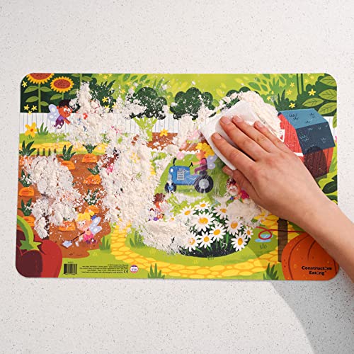 Constructive Eating Garden Fairy Plate, Placemat and Utensil Set - Image 5