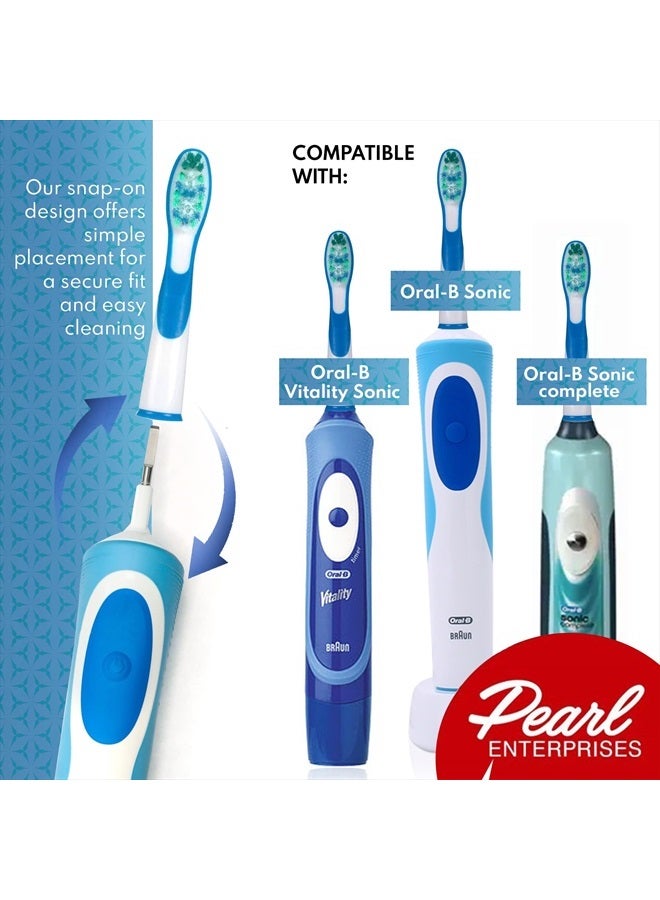 Pearl Enterprises رؤوس فرشاة أسنان بديلة لفرشاة أورال-بي سونيك كومبليت عبوة 4 قطع - Image 4