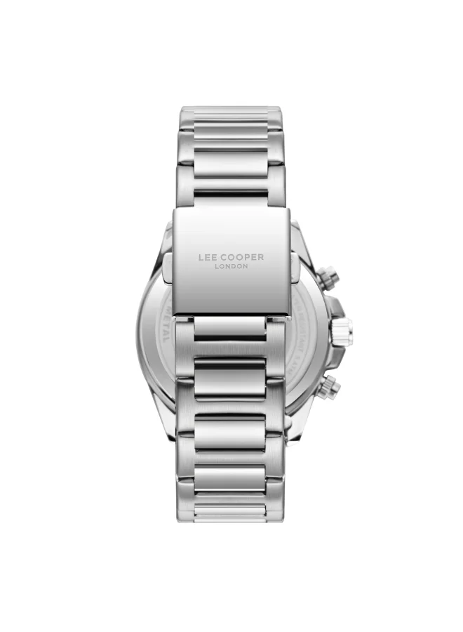 Lee Cooper blue Men's Metal Multi Function Watch LC08215.360 - 42 mm for Men | Best Price UAE