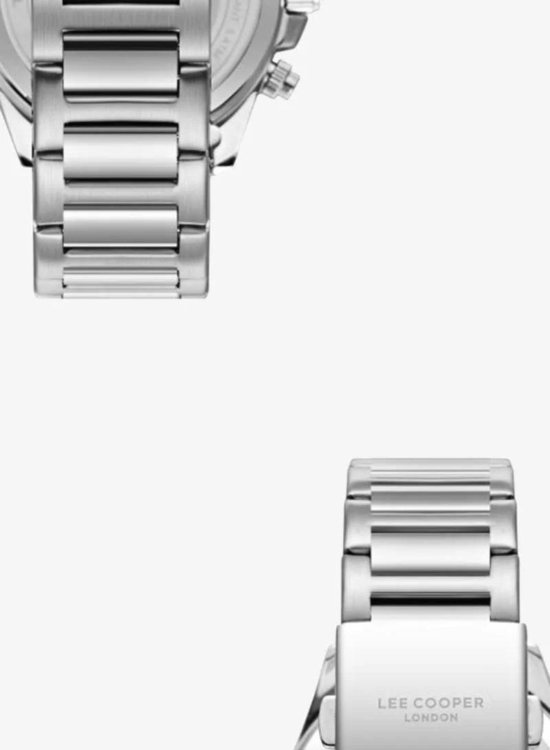 Lee Cooper silver Men's Metal Multi Function Watch LC08215.360 - 42 mm for Men | Best Price UAE