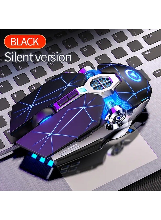 Silent & Stylish Gaming Mouse with Macro & Breathing Lights LED - Perfect for PC and Laptop Gamers!（7 keys）  - Image 2
