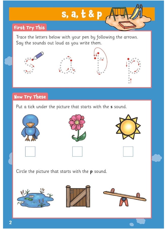 Phonics Wipe-Clean Activity Book for Ages 3-5 (with pen)  - Image 4