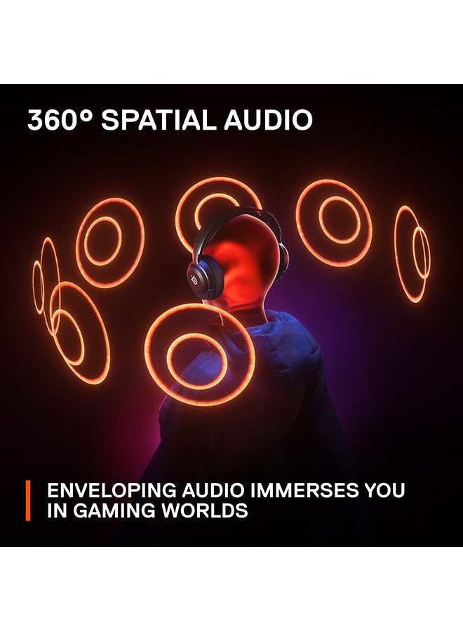 steelseries Arctis Nova 4X Wireless Multi-Platform Gaming Headset — 360° Spatial Audio — 2.4GHz High-Speed Wireless — 36 Hr Battery — USB-C — ClearCast Gen 2 Mic — Xbox Series X|S, PC, PS5, Switch - Image 5