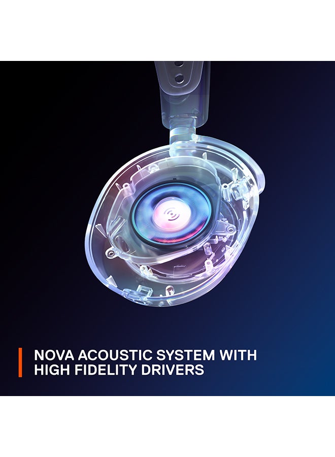 steelseries Arctis Nova 4X Wireless Multi-Platform Gaming Headset — 360° Spatial Audio — 2.4GHz High-Speed Wireless — 36 Hr Battery — USB-C — ClearCast Gen 2 Mic — Xbox Series X|S, PC, PS5, Switch - Image 4