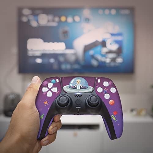 BABY CUDDLE BOX Riccky - Mortty Custom PS-5 Controller Wireless compatible with Play-Station 5 Console by BCB Controllers | Proudly Customized in USA with Permanent HYDRO-DIP Printing (NOT JUST A SKIN) - Image 4