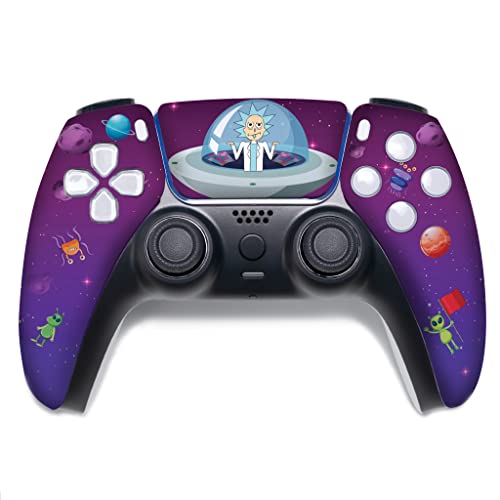 BABY CUDDLE BOX Riccky - Mortty Custom PS-5 Controller Wireless compatible with Play-Station 5 Console by BCB Controllers | Proudly Customized in USA with Permanent HYDRO-DIP Printing (NOT JUST A SKIN) - Image 1