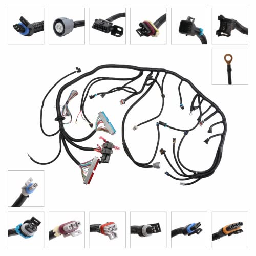 DYRDINSHOW Stand Alone Harness 4L60E Engine Wiring Harness Compatible with 1997-2006 DBC LS1 4.8 5.3 6.0 VORTEC Drive by Cable - Image 4