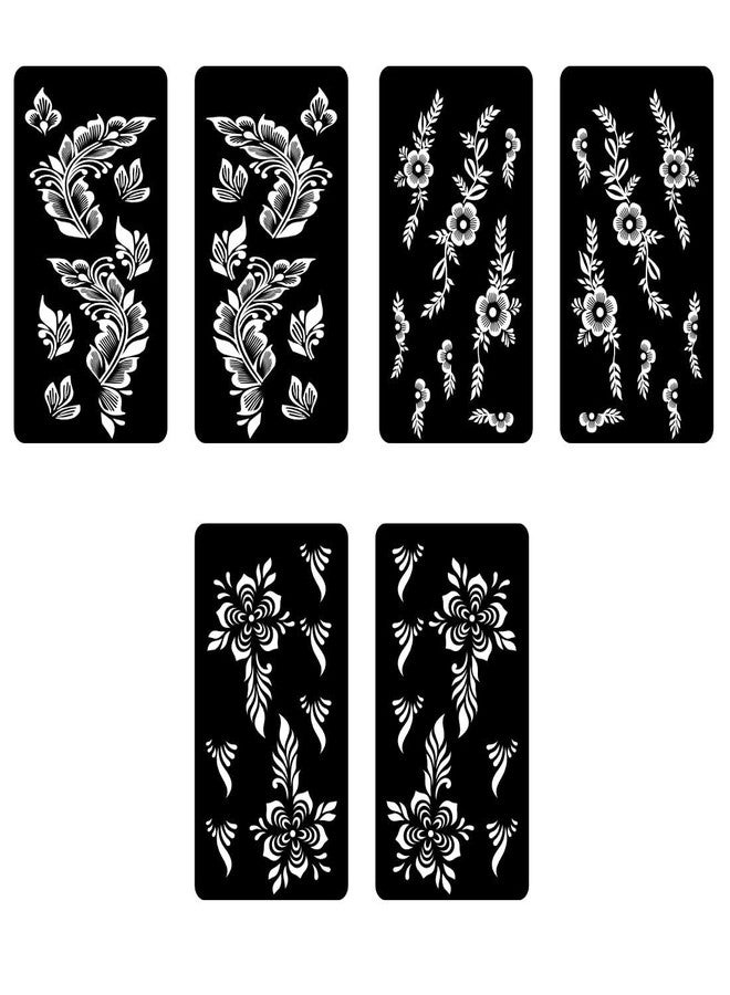 VANVATI Latest Combo Mehndi Stencil Sticker For Stylish Hands During Party And Festival Times - Image 3