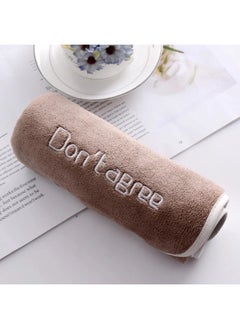 Generic Microfibre Face Towel Set, 5 Packs Super Soft Quick Drying Microfibre Towels, Hanging and Special Embroidery Design Highly Absorbent 35x75cm  - Image 4