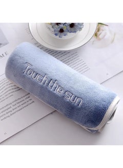 Generic Microfibre Face Towel Set, 5 Packs Super Soft Quick Drying Microfibre Towels, Hanging and Special Embroidery Design Highly Absorbent 35x75cm  - Image 5