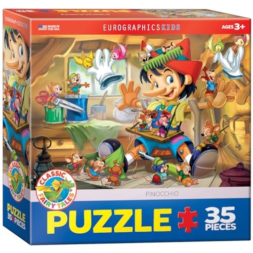 EuroGraphics 35Piece Classicic Fairy Tales Pinocchio Puzzle - Image 1