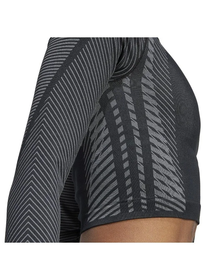 Adidas BLACK/GRESIX Seamless Knitted Long Sleeve for Women | Best Price UAE