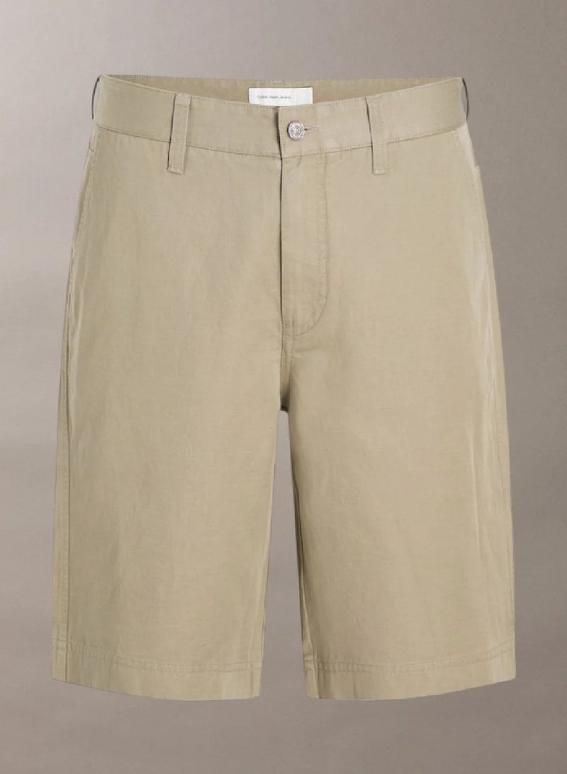Calvin Klein Jeans Linen Blend Shorts - Image 5