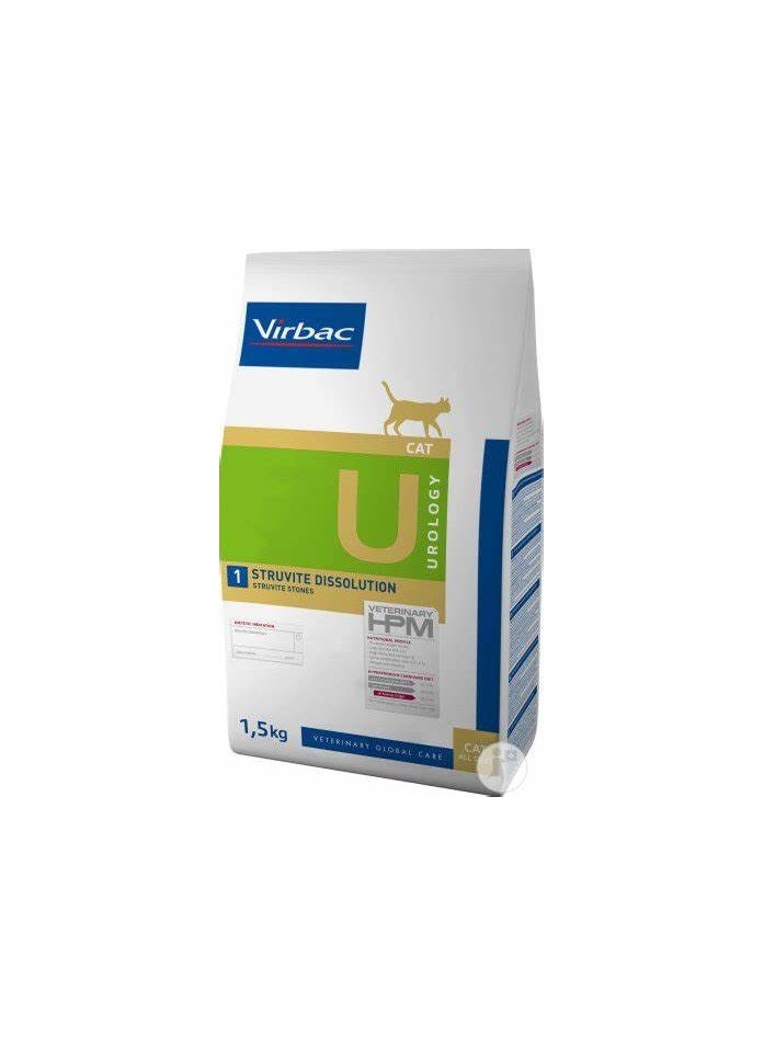 Virbac - Virbac Urinary Care Dry Food For Cat Urology Strutive Dissolution 1.5KG - Image 1