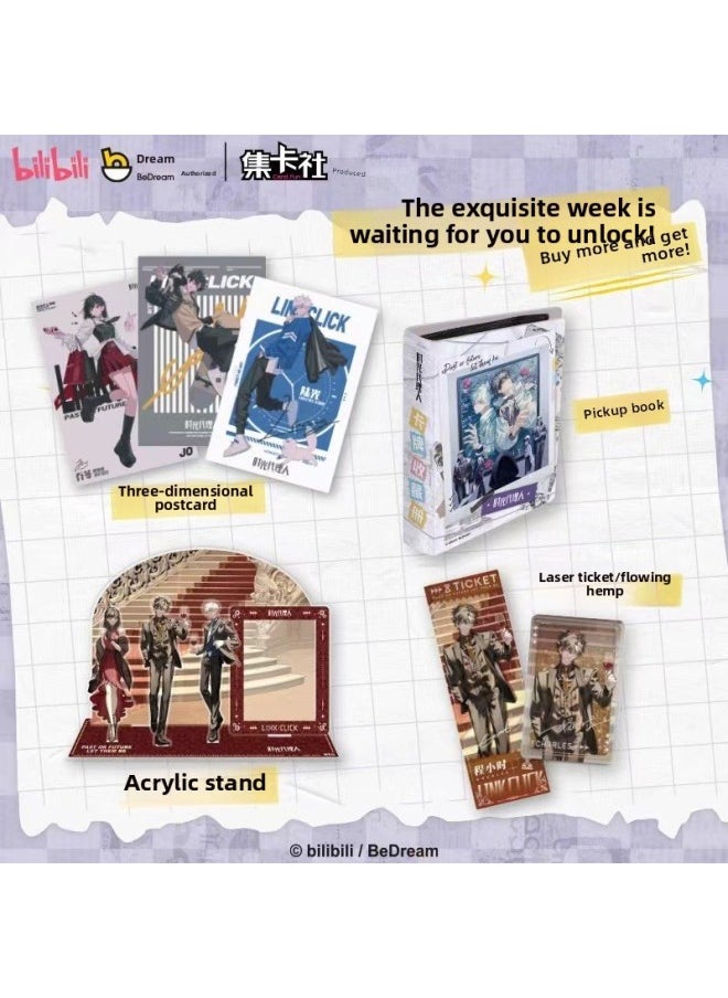 null - Authentic Card Club Time Agent Commemorative Edition 2nd Time Gap Collection Card Qiao Ling Cheng Hour Card-Color:Time Files-deluxe Edition [full Box Of 20 Packs] - Image 1