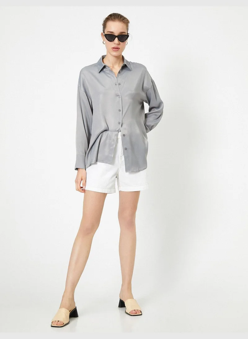 KOTON Classic Neck Shirt